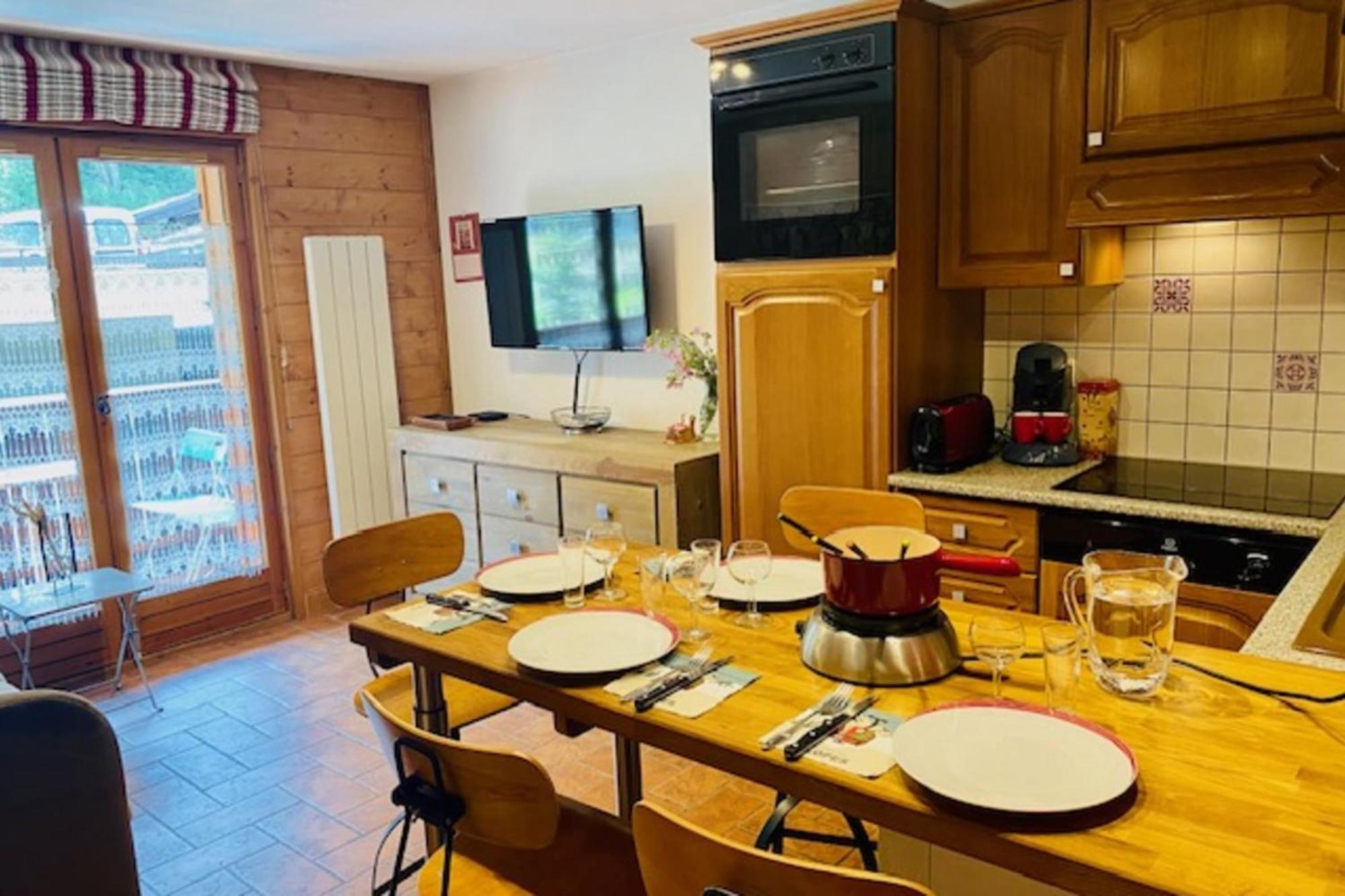 Slopes Of Les Houches 25 M With Balcony Apartamento Exterior foto